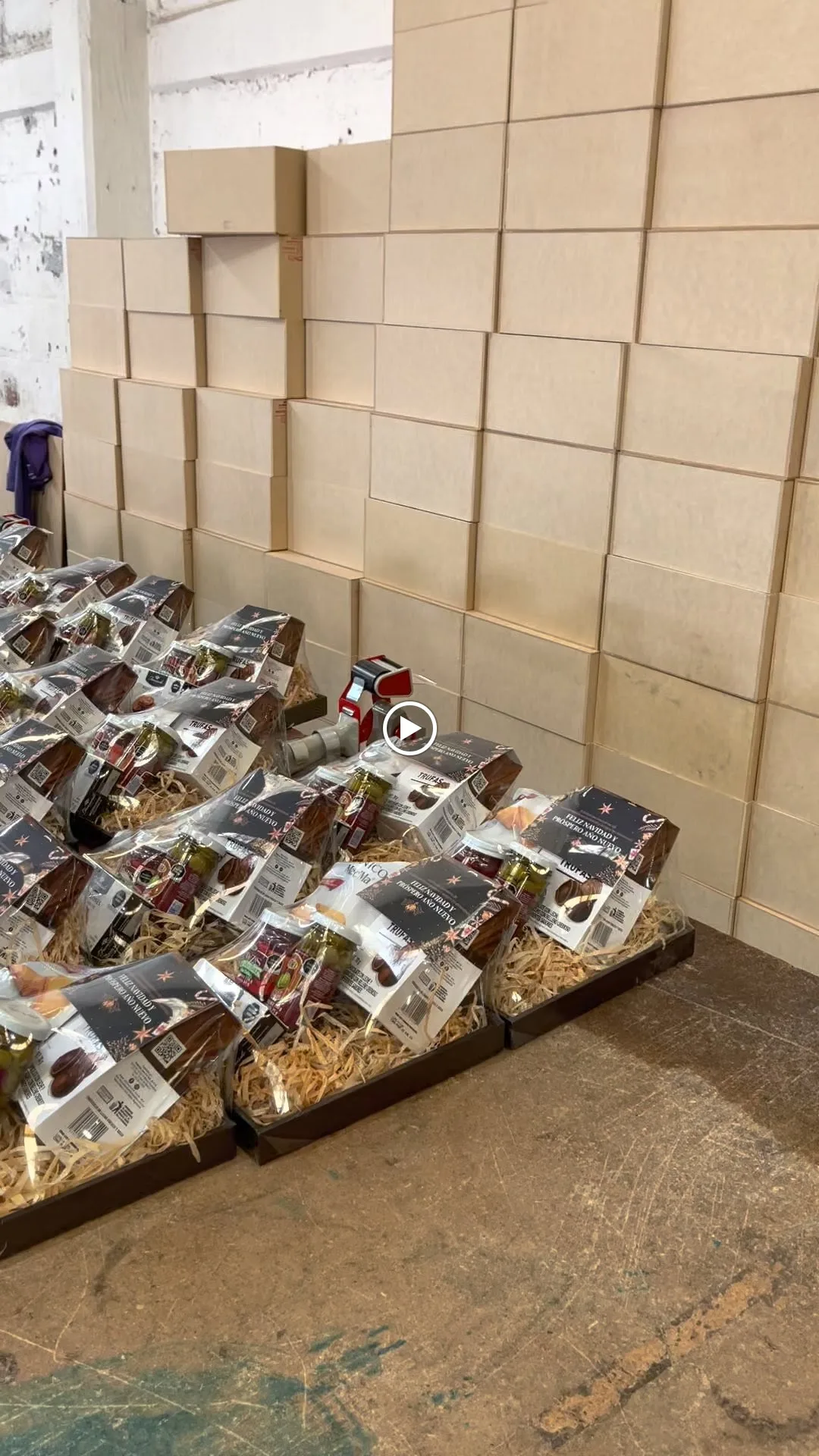 Caja navideña de la línea de cajas navideñas corporativas